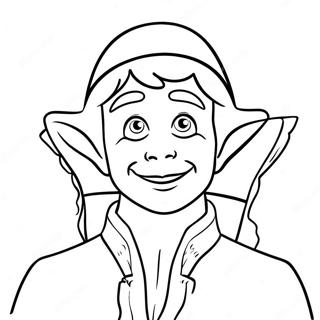 Joyful Buddy The Elf Coloring Page 36554-28903