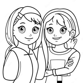 Sam And Cat Coloring Pages