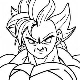 Pagina De Colorat Transformarea Super Saiyan 4 36574-28933