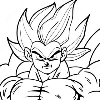 Pagina De Colorat Transformarea Super Saiyan 4 36574-28934