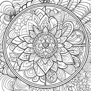 Pagina Da Colorare Mandala Curativo 36583-28947