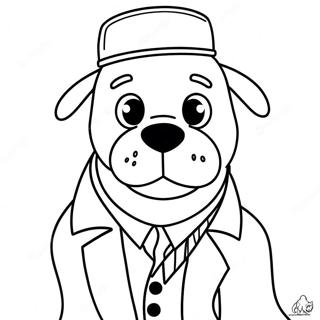 Dog Man Coloring Page 36613-28963