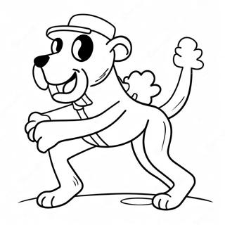 Dog Man Coloring Pages