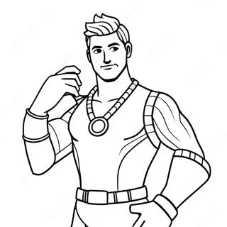 Fortnite Midas Coloring Pages