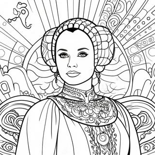 Padme Amidala Coloring Page 36633-28979