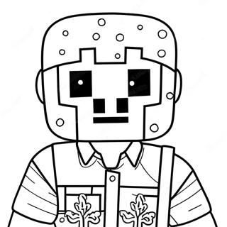 Minecraft Bybo Målarbok 36663-28995