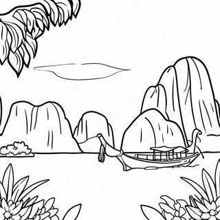 Thailand Landscape Coloring Page 36673-29006