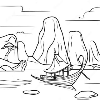 Thailand Landscape Coloring Page 36673-29008