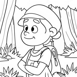 Eliza Thornberry Exploring The Jungle Coloring Page 36684-29019