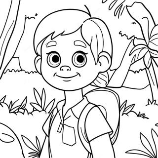 Eliza Thornberry Exploring The Jungle Coloring Page 36684-29020