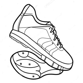 Soccer Shoe Coloring Pages