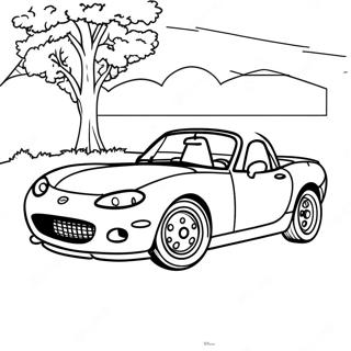 Miata Coloring Pages