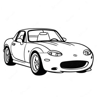 Miata Urheiluauto Värityssivu 36703-29030