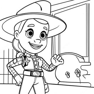 Jessie Toy Story Coloring Page 36743-29045