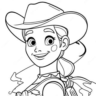 Jessie Toy Story Farvelægningsside 36743-29046