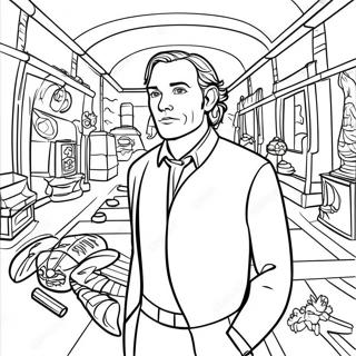 Xavier Riddle And The Secret Museum Coloring Pages