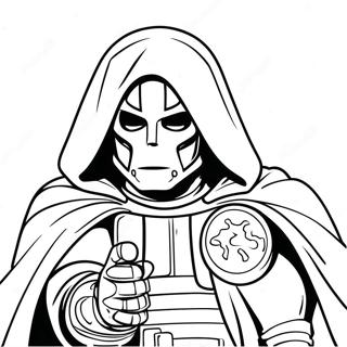 Dr Doom Coloring Pages