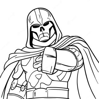 Dr Doom Coloring Pages