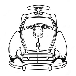 Derby Car Coloring Pages