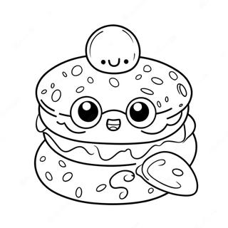 Cute Toca Boca Crumpets Coloring Page 36824-29117