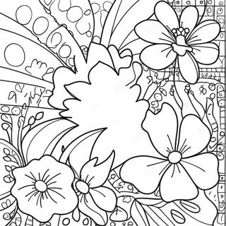 Hawaiian Flowers Coloring Page 36833-29125