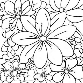 Hawaiian Flowers Coloring Page 36833-29128