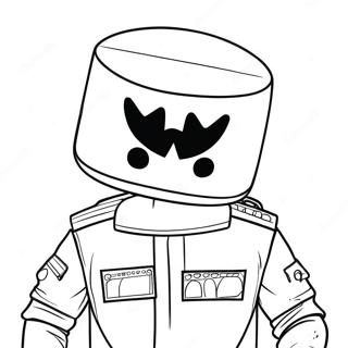 Página Para Colorir Do Personagem Marshmello 36863-29152