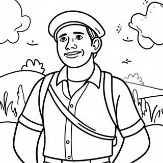 Adventurous Missionary Coloring Page 36884-29161