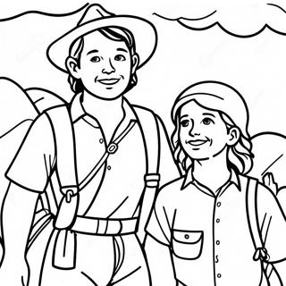 Adventurous Missionary Coloring Page 36884-29162