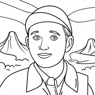 Adventurous Missionary Coloring Page 36884-29163