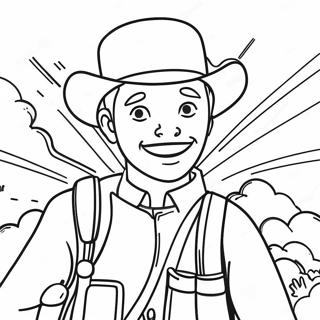 Adventurous Missionary Coloring Page 36884-29164