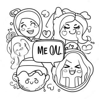 Mean Girls Iconic Quotes Coloring Page 36894-29177