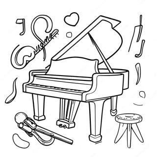 Instrument Coloring Pages