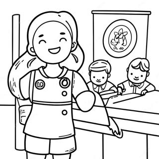 Girl Scout Law Coloring Page 36923-29194