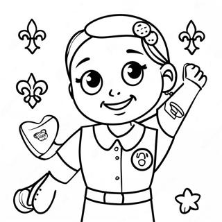 Girl Scout Law Coloring Page 36923-29195