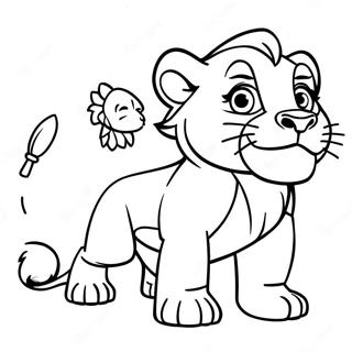 Lion King 2 Coloring Page 36953-29210