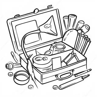 Doctor Tools Coloring Page 36983-29258