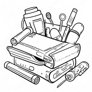 Doctor Tools Coloring Page 36983-29260