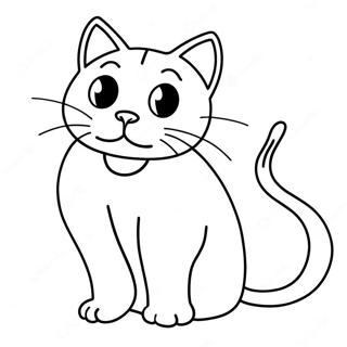 Siamese Cat Coloring Pages