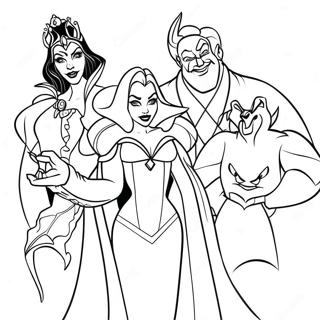 Disney Villains Coloring Pages