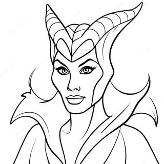 Ejderha Formundaki Maleficent Boyama Sayfası 3701-2952