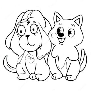 Super Pets Coloring Page 37023-29315