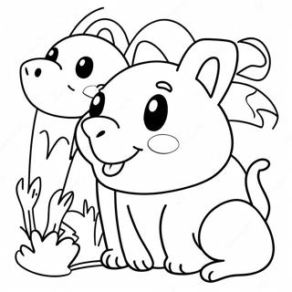 Adventurous Super Pets Coloring Page 37024-29272