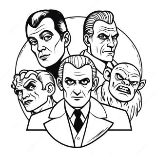 Universal Monsters Coloring Pages