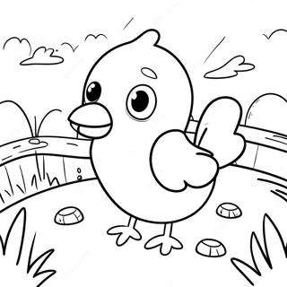 Adventurous Where's Chicky Coloring Page 37044-29302