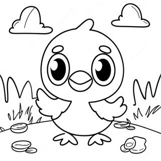 Adventurous Where's Chicky Coloring Page 37044-29304