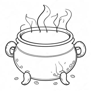 Cauldron Coloring Page 37063-29342