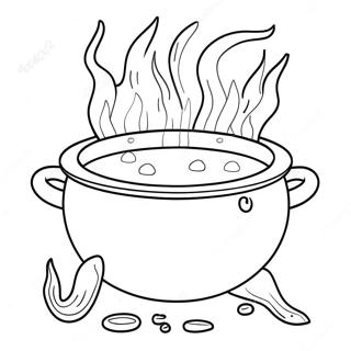 Cauldron Coloring Page 37063-29344