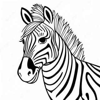 Zebra-Streifen Ausmalbild 370-285