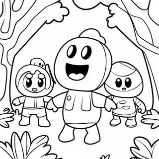 Fall Guys Coloring Pages